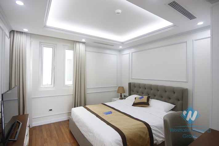 High floor luxury two bedrooms apartment for rent in city center, Hoan Kiem district, Ha Noi